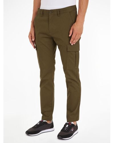 Tommy Hilfiger Tommy Jeans Austin Cargo Trousers - Green