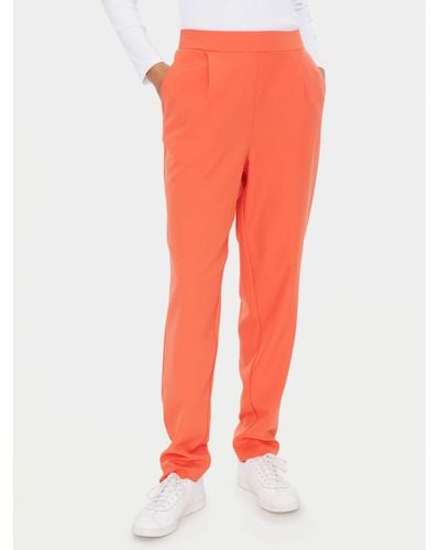 Saint Tropez Celest Elasticated Waist Trousers - Orange