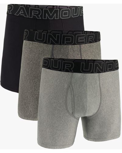 Under Armour Tech 6" Boxers - Grey