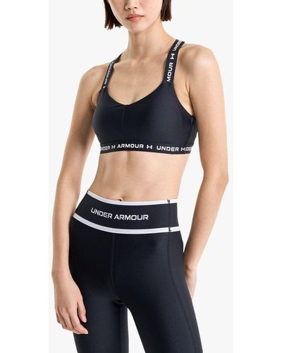 Under Armour Crossback Low Sports Bra - Blue