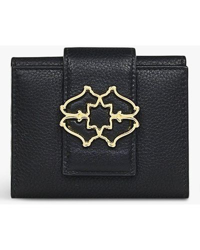 Radley Mill Road Small Trifold Leather Purse - Black