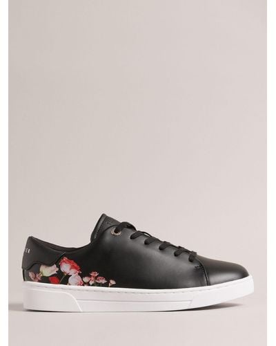 Ted Baker Arlita Floral Cupsole Trainers - Multicolour