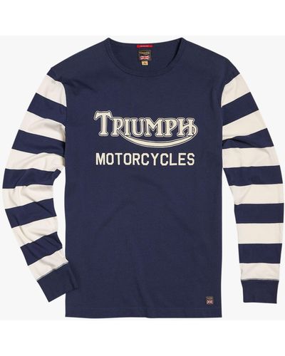 Triumph Ignition Long Sleeve T-shirt - Blue