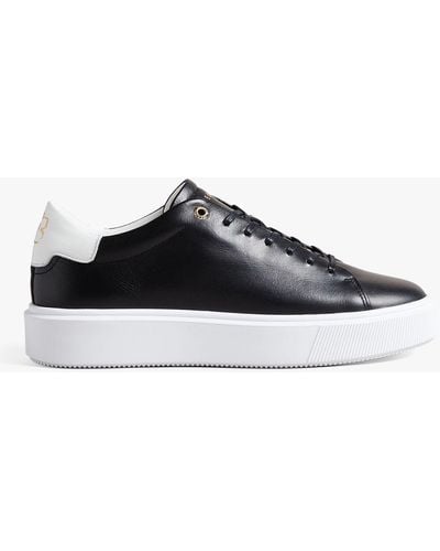 Ted Baker Lornea Leather Chunky Trainers - Black