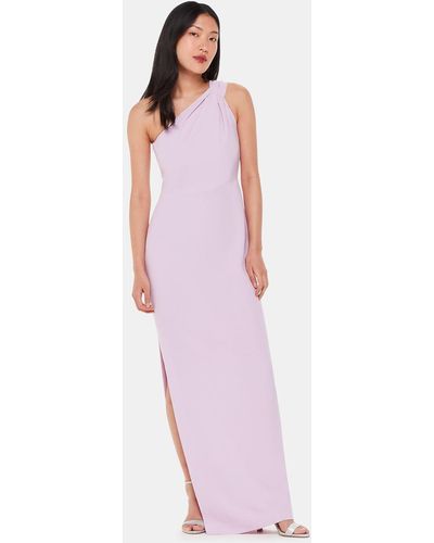 Whistles Bethan One Shoulder Maxi Dress - Pink