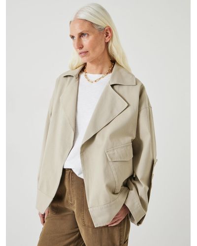 Hush Renee Relaxed Cotton Jacket - Natural
