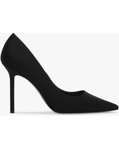 Mango Regina Pointed Toe High Heel Court Shoes - Black