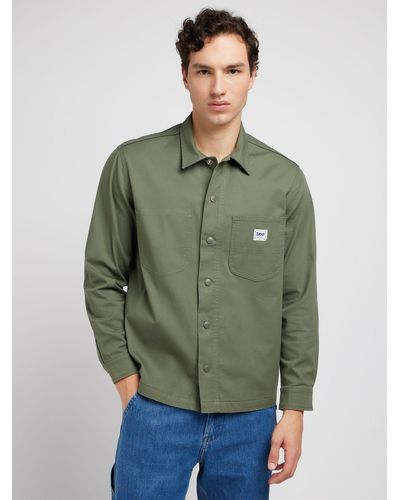 Lee Jeans Worker Relaxed Overshirt - Green