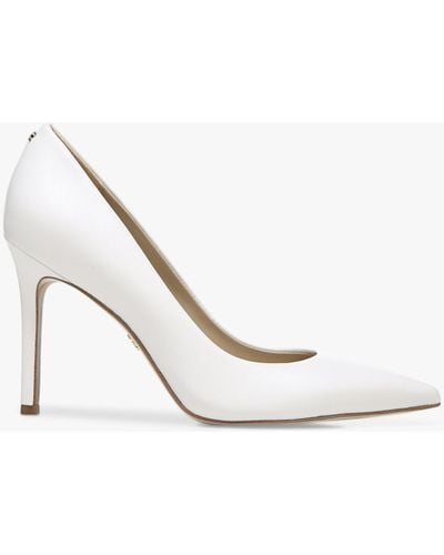 Sam Edelman Hazel Stiletto Heel Court Shoes - White
