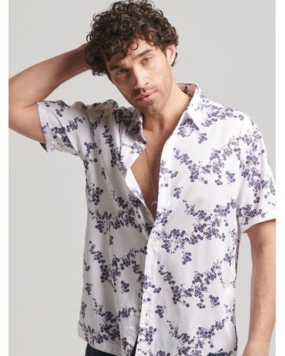 Superdry Short Sleeve Hawaiian Shirt - Multicolour