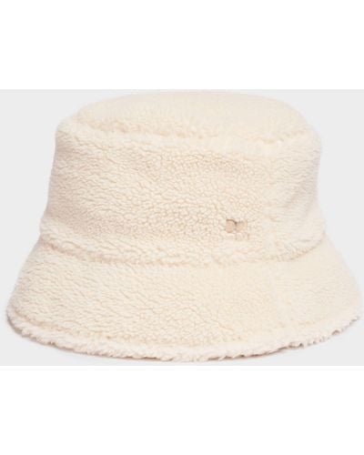Sweaty Betty Reversible Sherpa/fleece Bucket Hat - Natural
