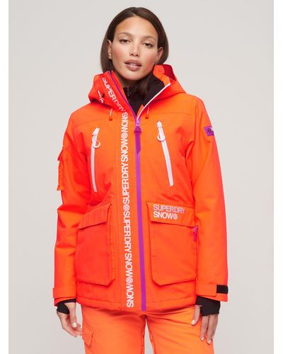 Superdry Ultimate Rescue Ski Jacket - Orange