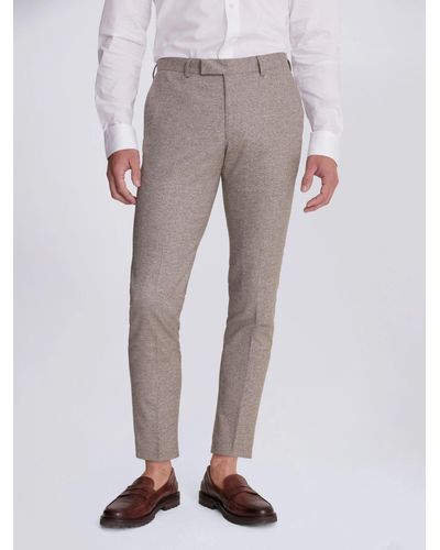 Moss Slim Fit Suit Trousers - Multicolour