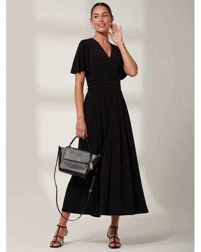 Jolie Moi Eldoris Jersey Maxi Dress - Black