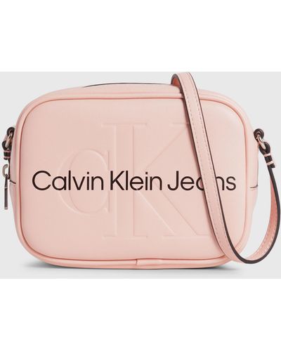 Calvin Klein Scuplted Camera Cross Body Bag - Pink
