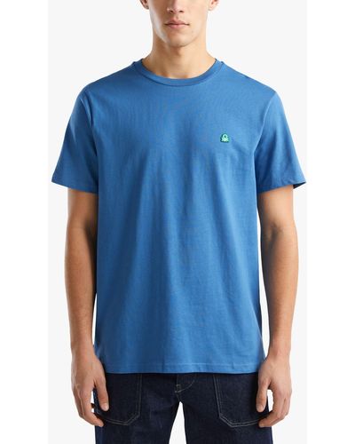 Benetton Short Sleeve T-shirt - Blue