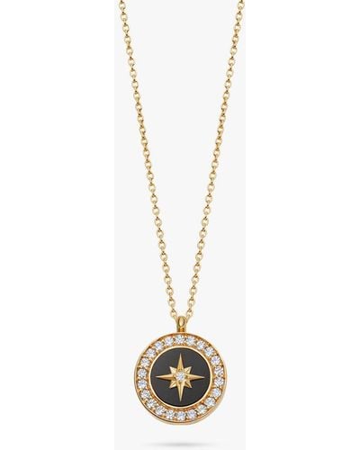 Astley Clarke Semi-precious Stone Star Locket Necklace - Metallic