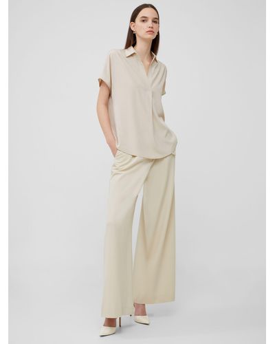 French Connection Crepe Sleeveless Popover Top - White
