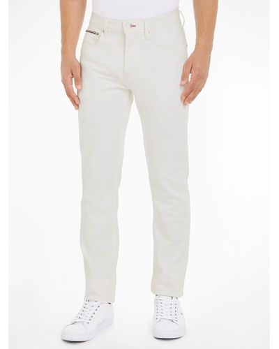 Tommy Hilfiger Denton Straight Jeans - White
