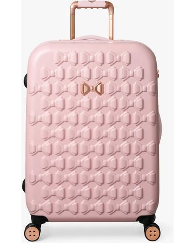 Ted Baker Beau 69cm 4-wheel Medium Suitcase - Pink