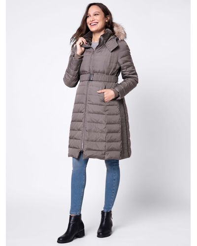 Seraphine Lily 3-in-1 Down Filled Maternity Coat - Grey