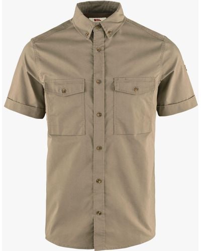 Fjallraven Ovik Air Stretch Short Sleeve Shirt - Natural