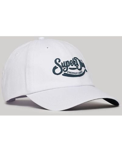 Superdry Graphic Baseball Cap - White