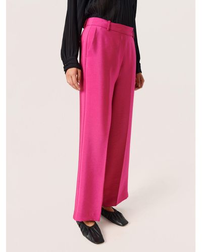 Soaked In Luxury Jacinta Tailored Trousers - Pink