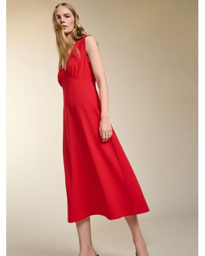 Baukjen Carmen Midi Dress - Red
