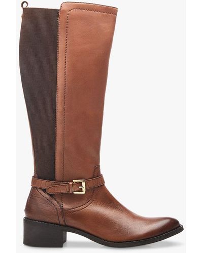 Moda In Pelle Tadelle Leather Knee High Boots - Brown