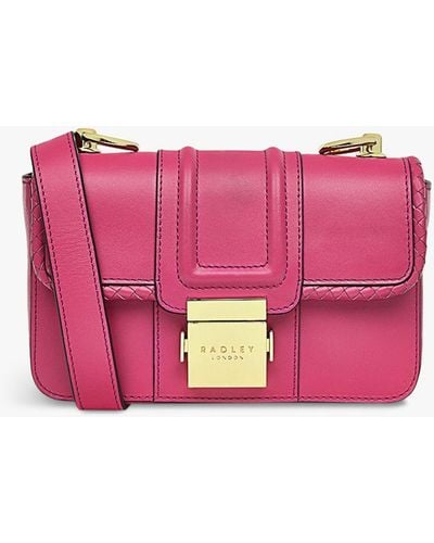 Radley Hanley Close Mini Leather Cross Body Bag - Pink