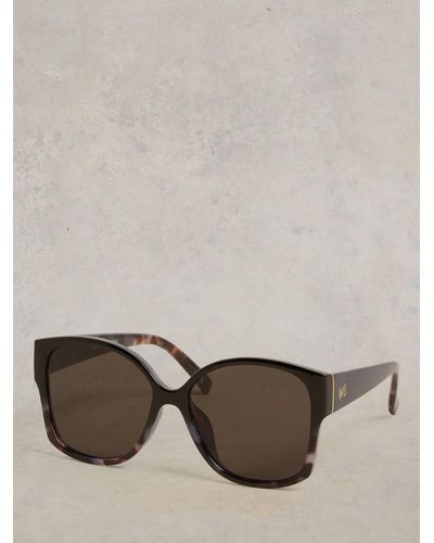 White Stuff Dee Square Sunglasses - Grey