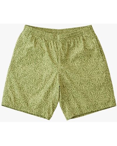 Gramicci Swell Patterned Shorts - Green