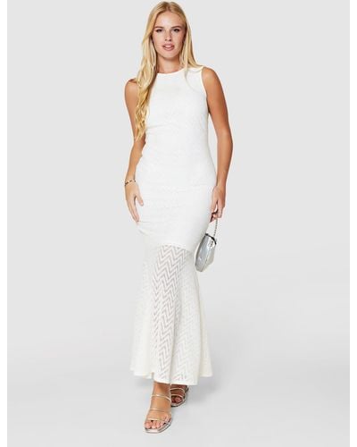 Closet Lace Maxi Dress - White