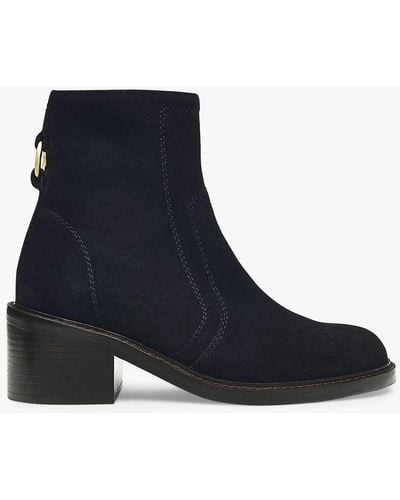 Radley New Street Suede Ankle Boots - Blue