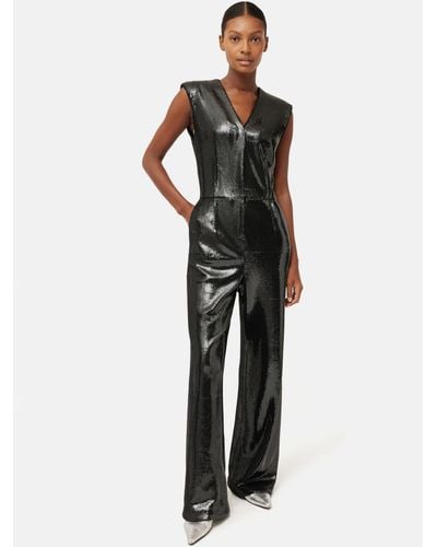 Jigsaw Sequin Sleeveless Jumpsuit - Multicolour