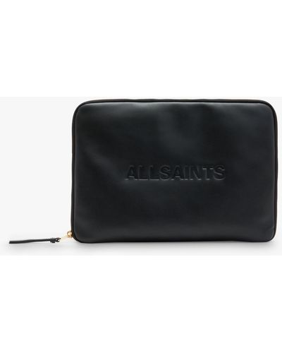 AllSaints Saff Laptop Case - Black