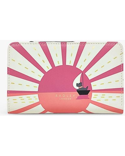 Radley Sailing Into The Sunset Medium Bifold Purse - Pink