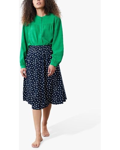 Lolly's Laundry Nicky Textured Shirt - Green