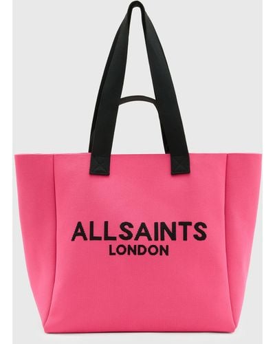 AllSaints Izzy East/west Tote Bag - Pink