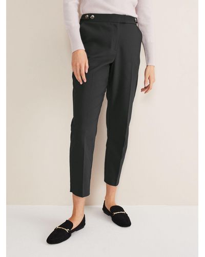 Phase Eight Ulrica Ankle Grazer Trousers - Black