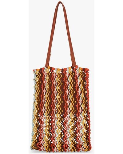 Whistles Chaya Striped Shopper Bag - Multicolour