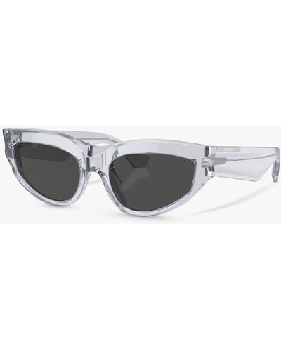 Burberry Be4425u Cat's Eye Sunglasses - Grey