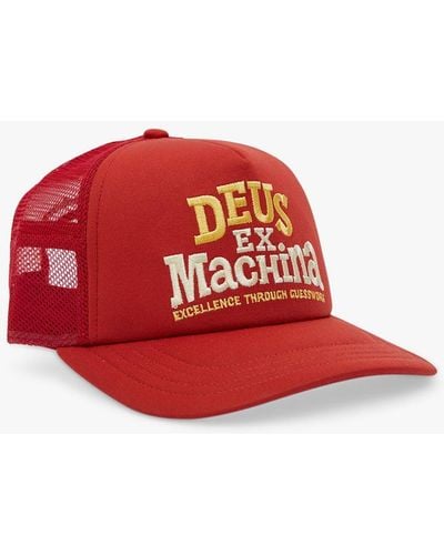 Deus Ex Machina Guesswork Trucker Cap - Red