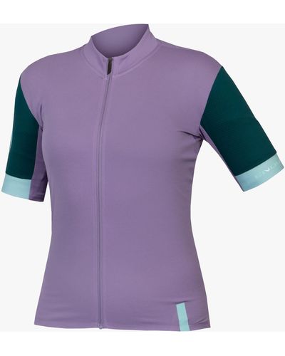 Endura Fs260 Short Sleeve Jersey - Purple