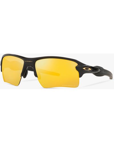 Oakley Oo9188 Flak 2.0 Xl Prizmtm Polarised Rectangular Sunglasses - Black
