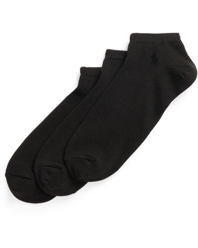 Ralph Lauren Polo Low-cut Ankle Socks - Black