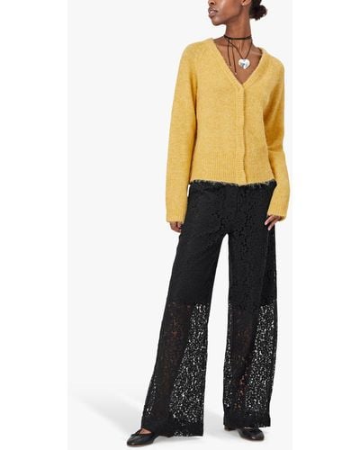 Lolly's Laundry Lucille Long Sleeve Cardigan - Yellow