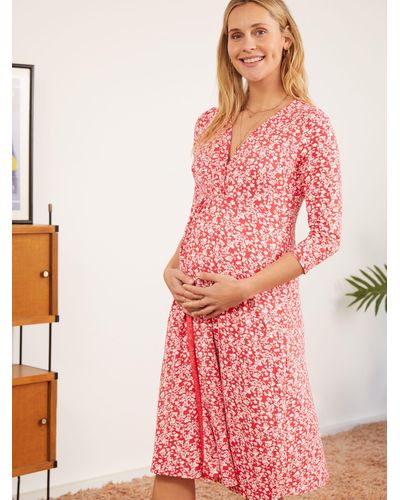Isabella Oliver Mia Maternity Dress - Pink