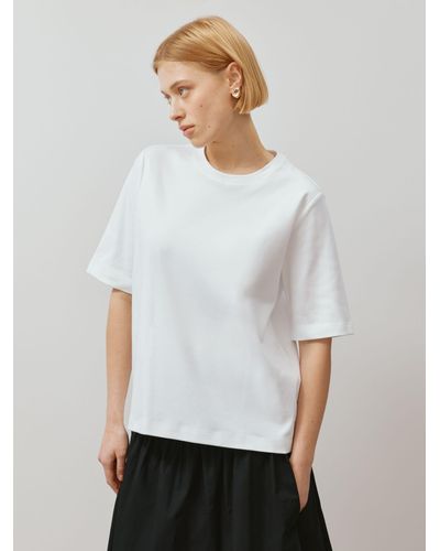 Albaray Boxy Cotton T-shirt - White